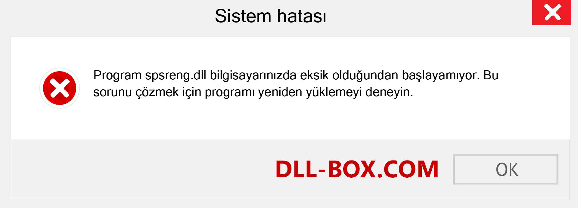 spsreng.dll dosyası eksik mi? Windows 7, 8, 10 için İndirin - Windows'ta spsreng dll Eksik Hatasını Düzeltin, fotoğraflar, resimler